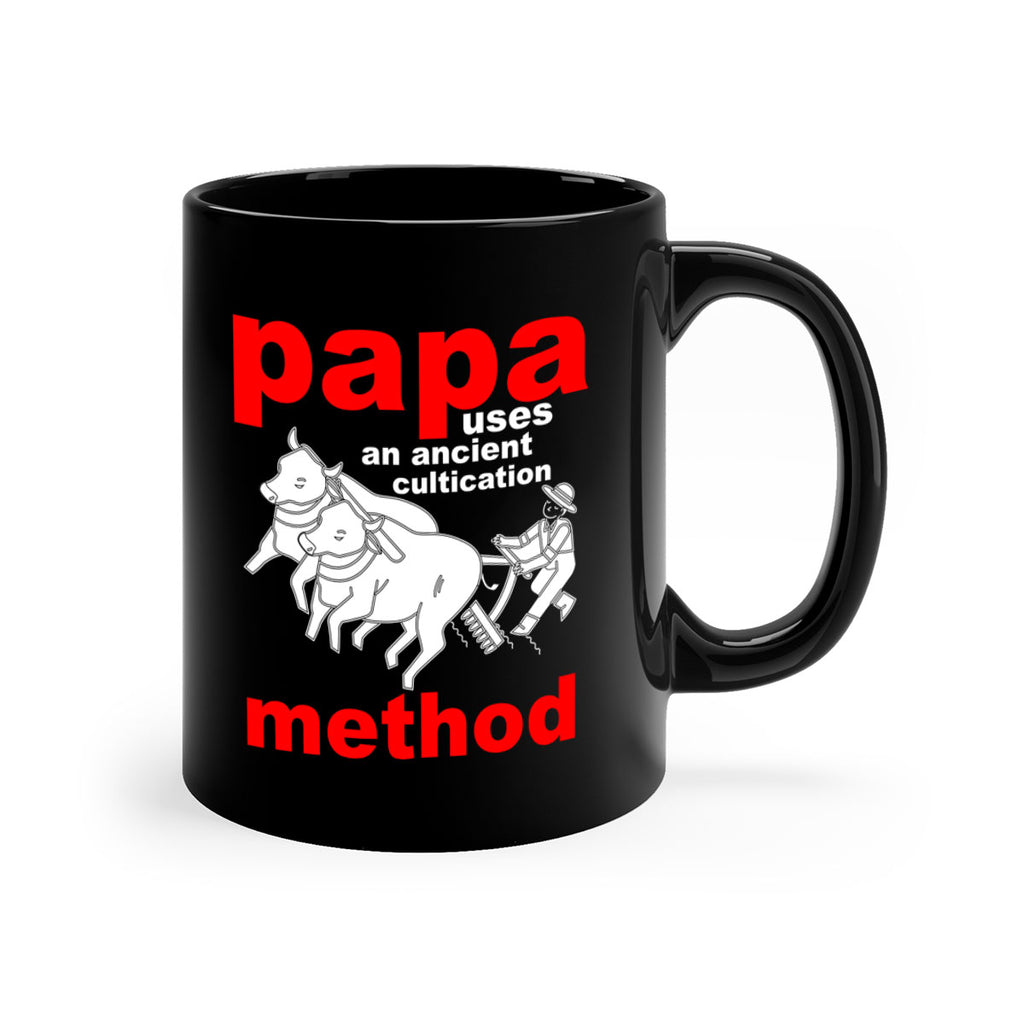 PAPA USES an ancient 113#- grandpa-Mug / Coffee Cup