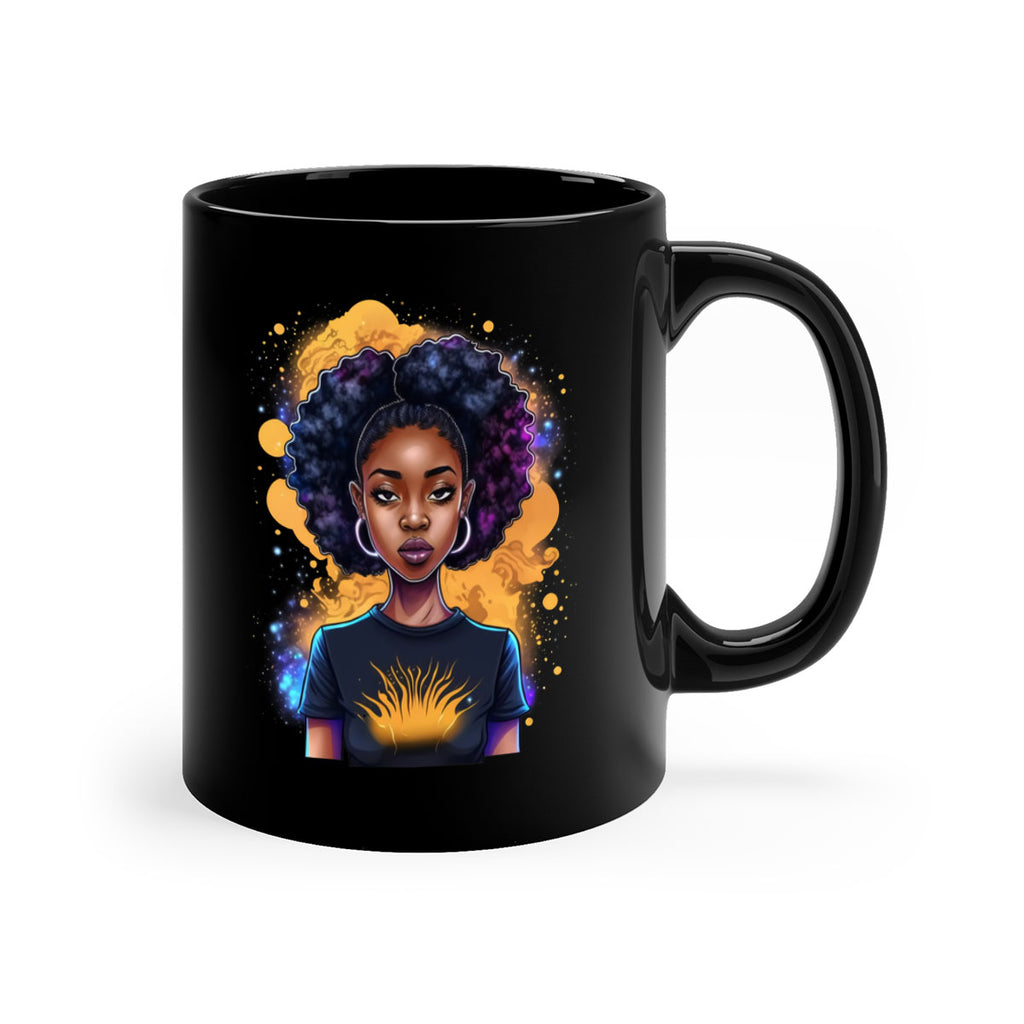 Sparkling Black Girl Design 15#- Black women - Girls-Mug / Coffee Cup
