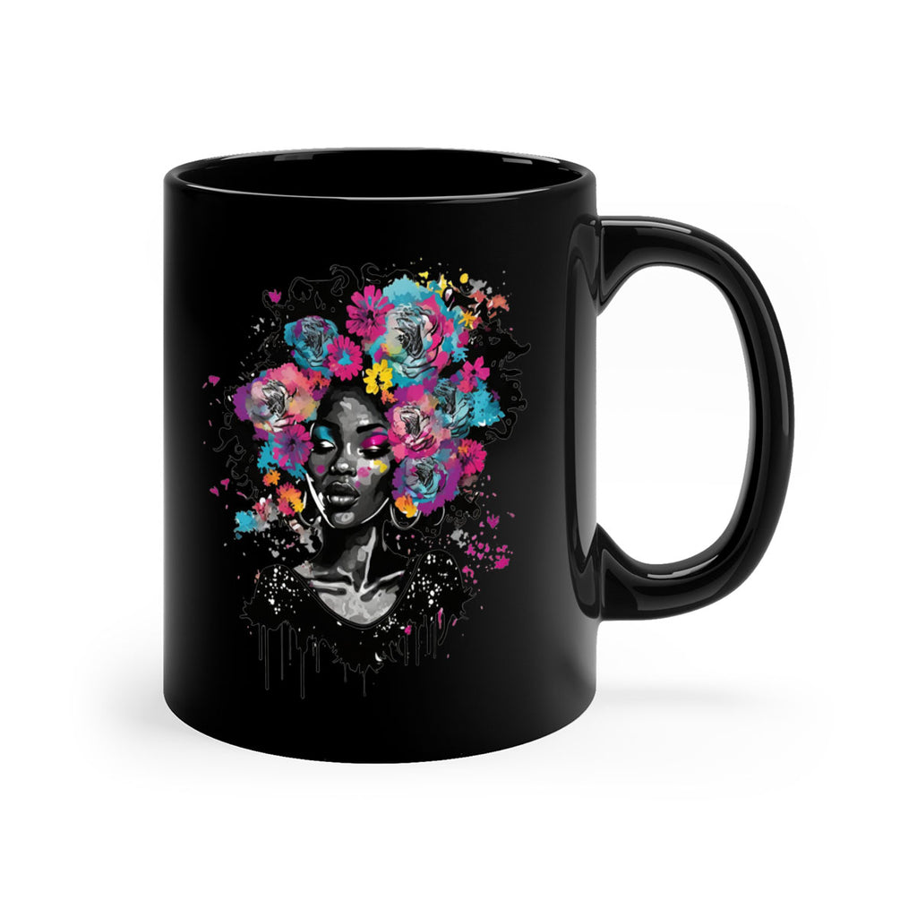 Sparkling Black Girl Design 17#- Black women - Girls-Mug / Coffee Cup