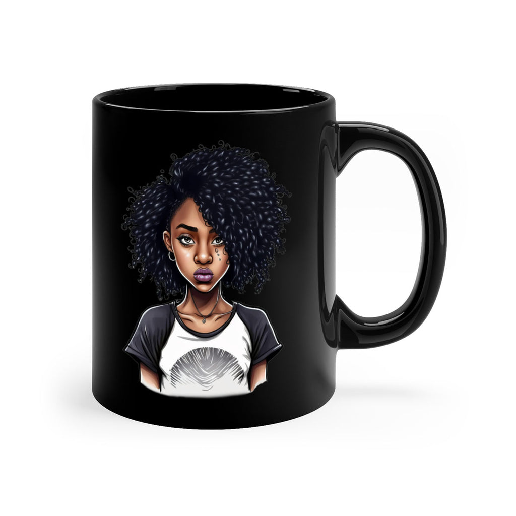 Sparkling Black Girl Design 18#- Black women - Girls-Mug / Coffee Cup