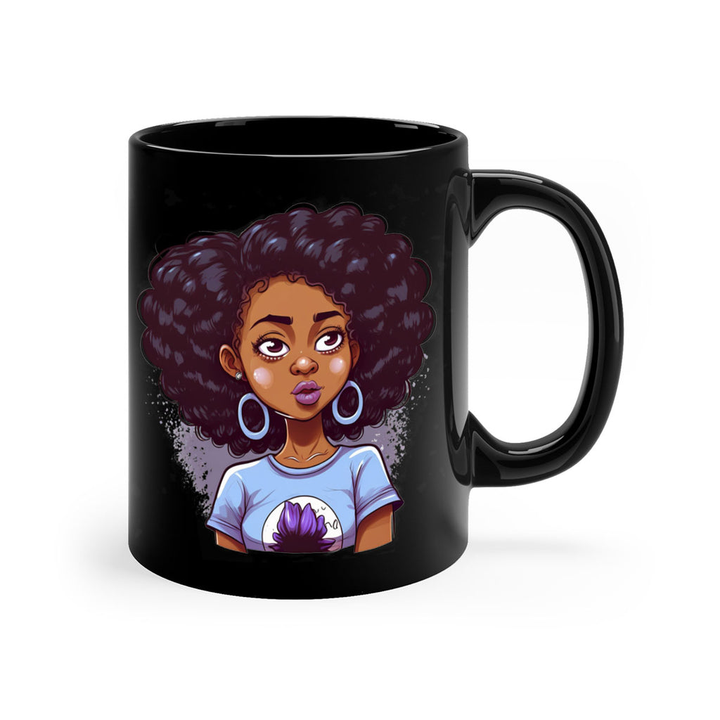 Sparkling Black Girl Design 20#- Black women - Girls-Mug / Coffee Cup