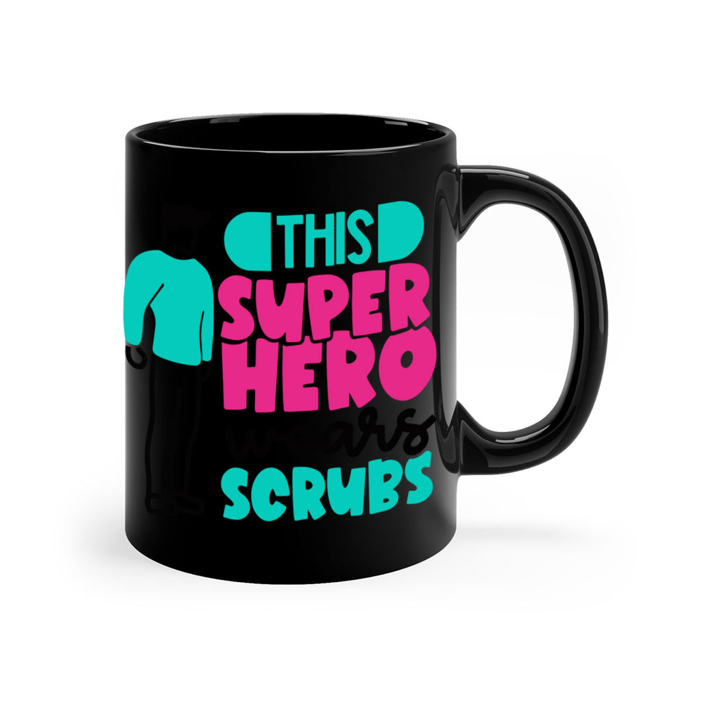 This Superhero Wears Scrubs Style Style 19#- nurse-Mug / Coffee Cup