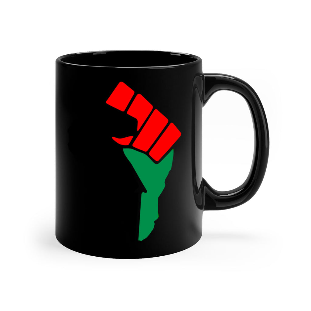 african power fist 274#- black words - phrases-Mug / Coffee Cup