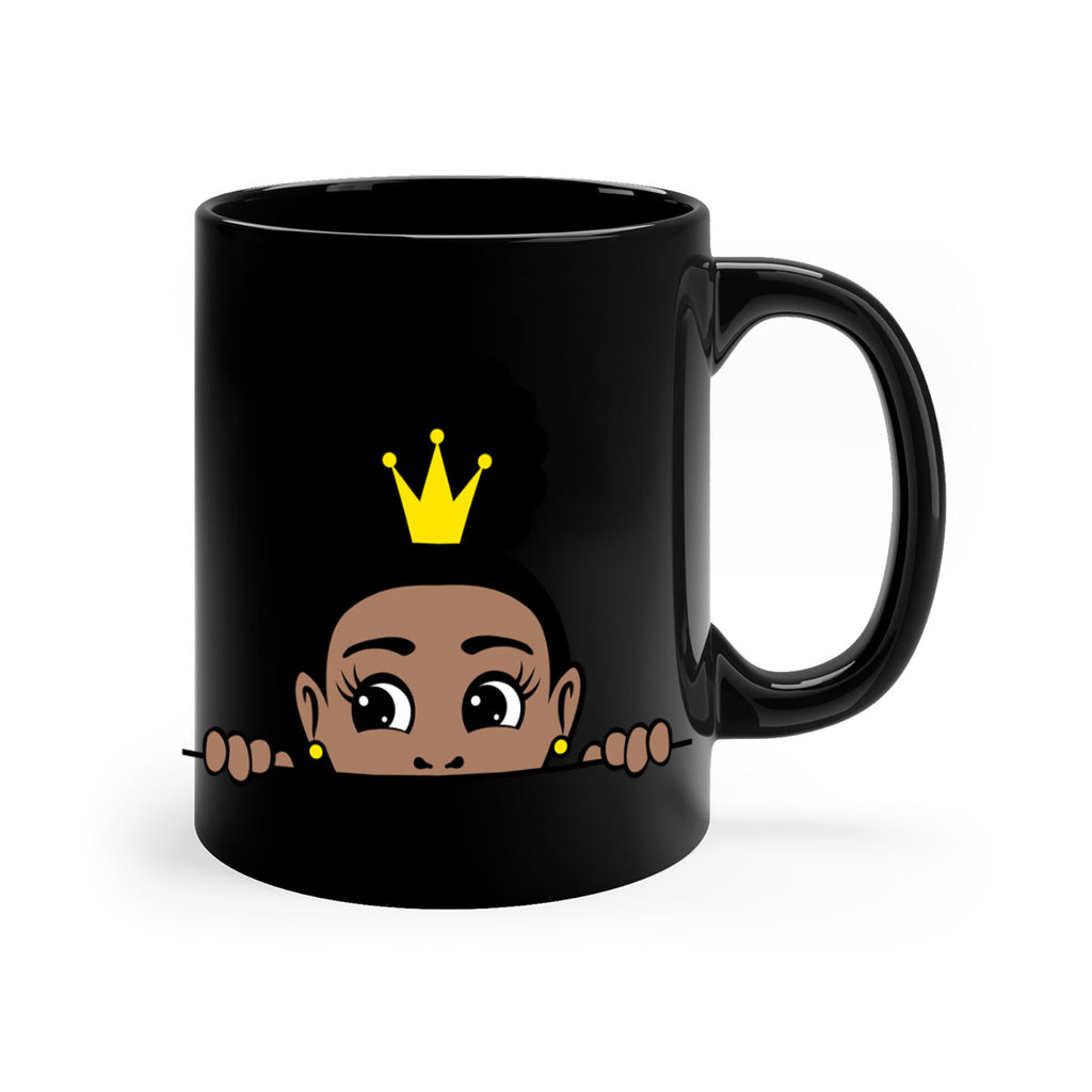 afro puff crown girl 2#- Black women - Girls-Mug / Coffee Cup