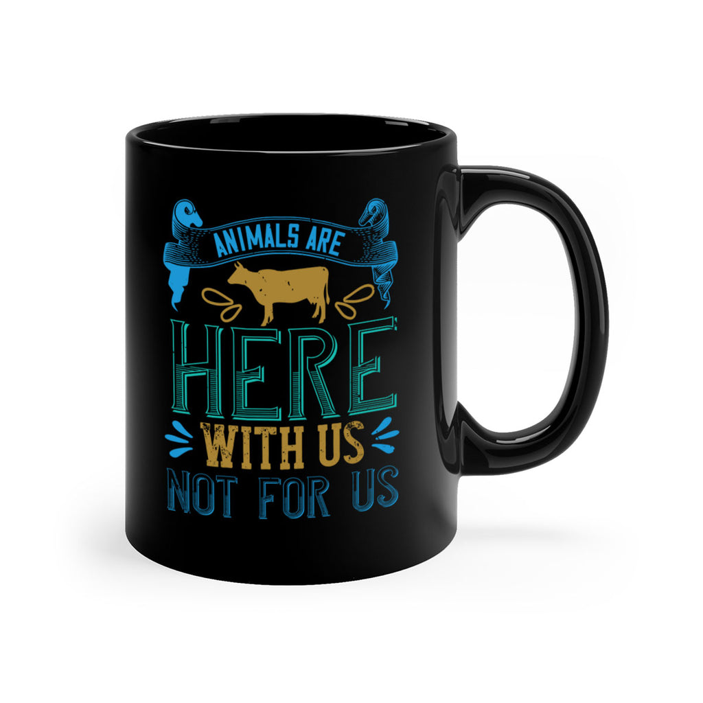 animals are here with us not for us 93#- vegan-Mug / Coffee Cup