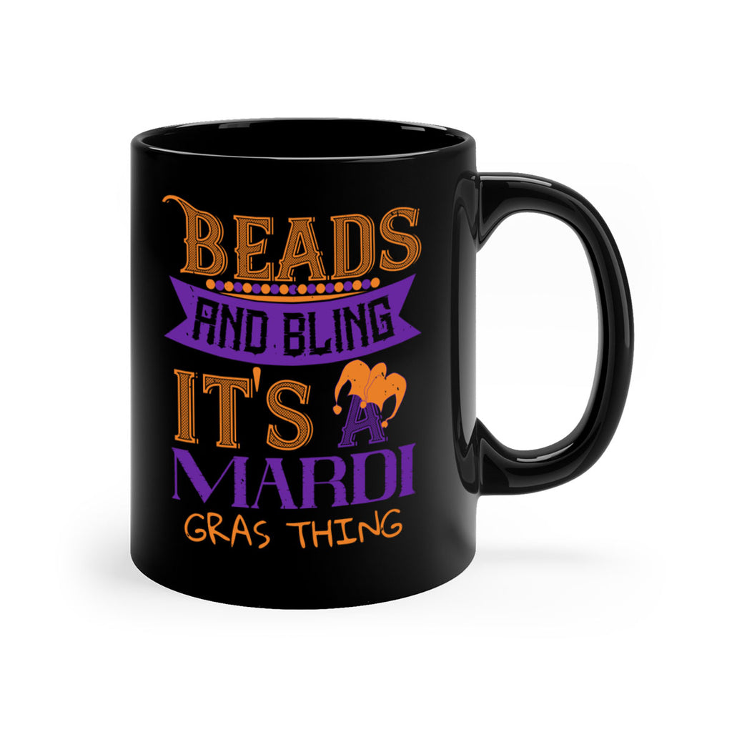 beads and bling its a mardi gras thing 51#- mardi gras-Mug / Coffee Cup