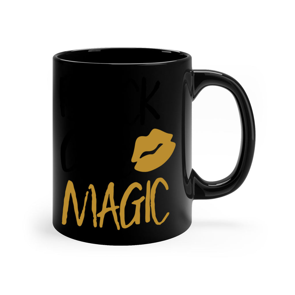 black girl magic lips cocoandbanana 245#- black words - phrases-Mug / Coffee Cup