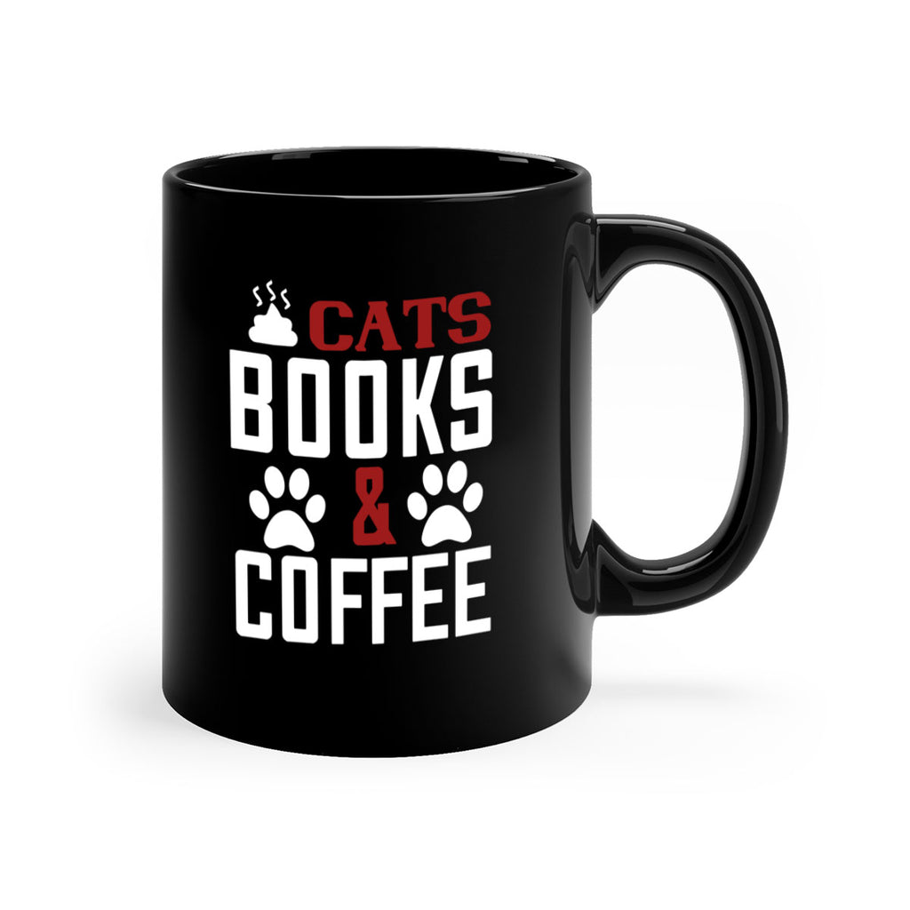 cats books and coffee Style 38#- cat-Mug / Coffee Cup