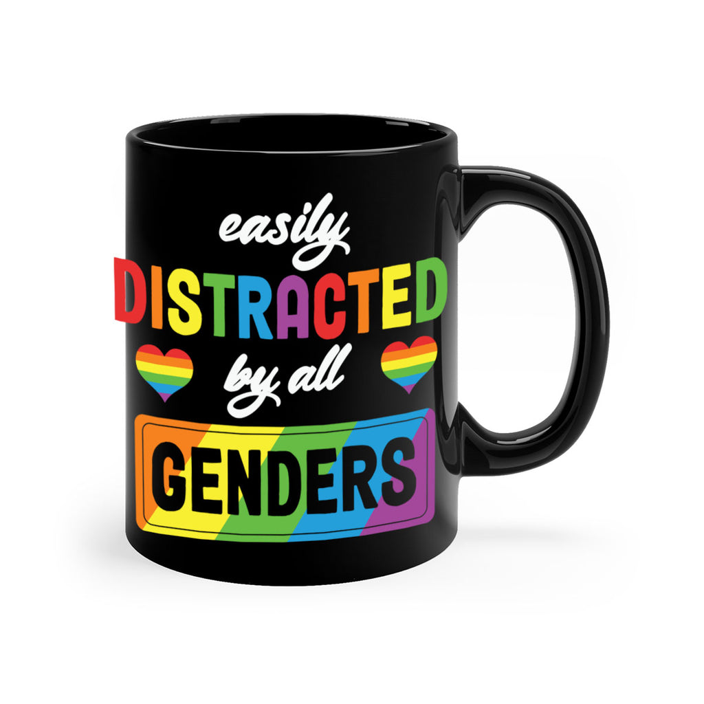 easily distracted by all genders lgbt 142#- lgbt-Mug / Coffee Cup