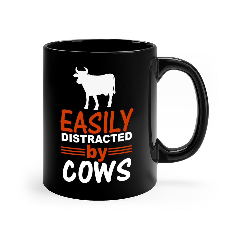 easily distracted by cows Style 4#- Cow-Mug / Coffee Cup