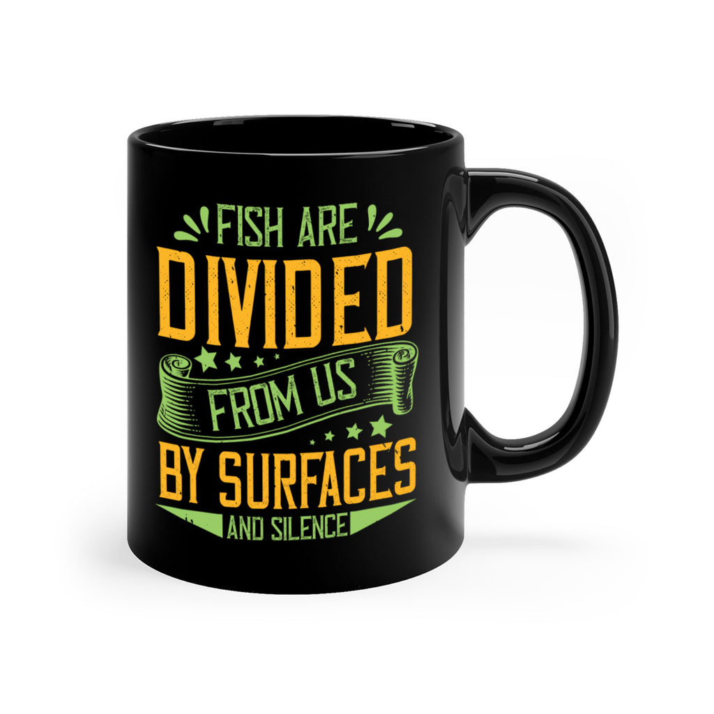 fish are divided from us by surfaces and silence 136#- vegan-Mug / Coffee Cup