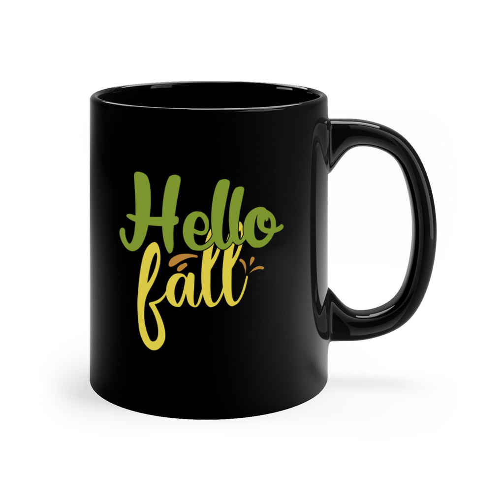 hello fall 55#- thanksgiving-Mug / Coffee Cup