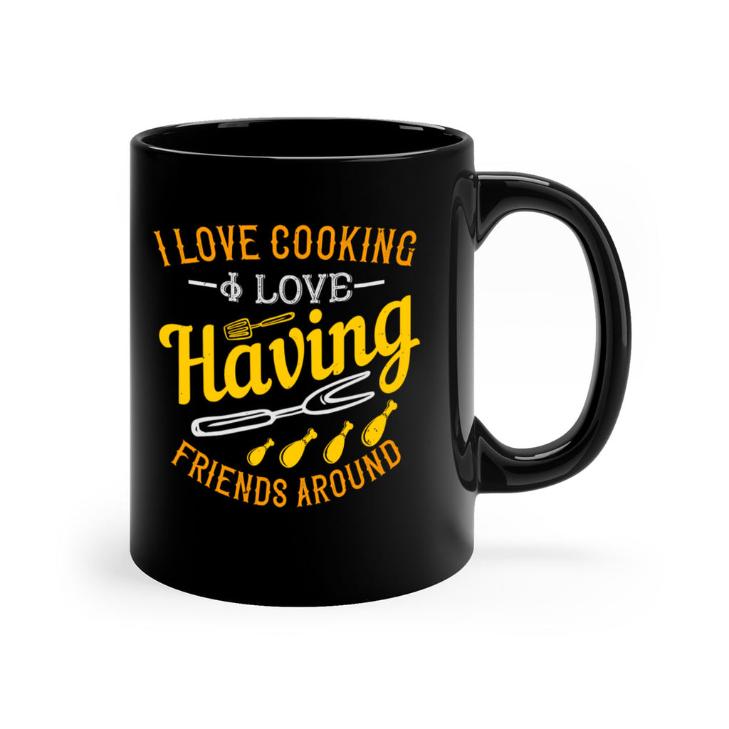 i love cooking i love having friends around 30#- cooking-Mug / Coffee Cup