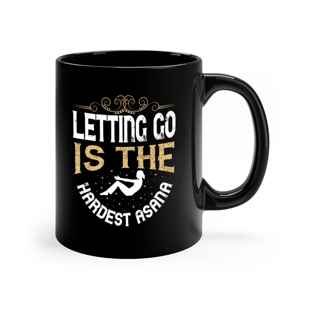 letting go is the hardest asana 76#- yoga-Mug / Coffee Cup