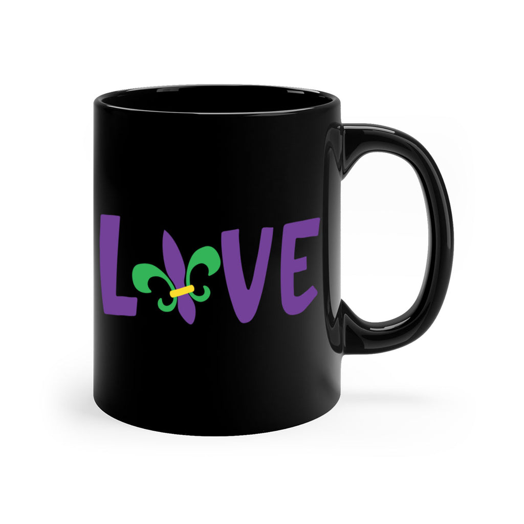 love 80#- mardi gras-Mug / Coffee Cup