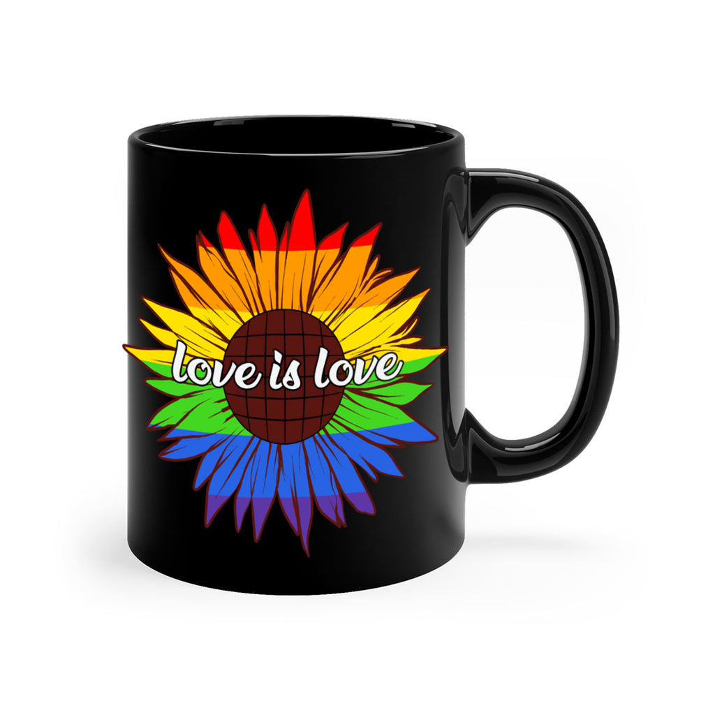 rainbow sunflower love is love 26#- lgbt-Mug / Coffee Cup