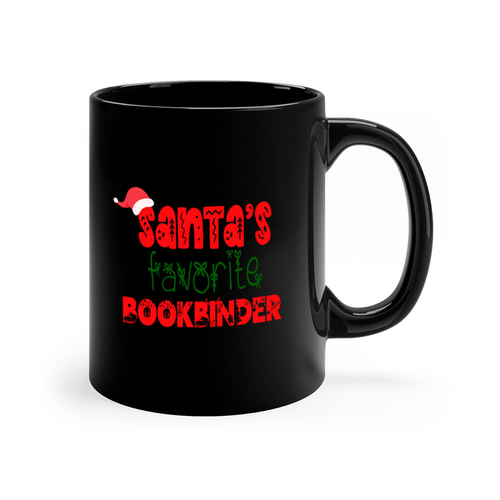 santas favorite bookbinder style 684#- christmas-Mug / Coffee Cup