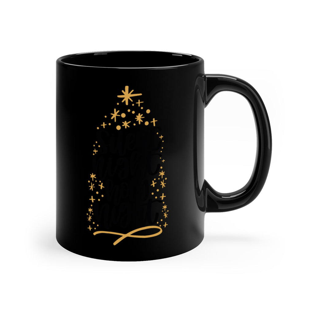 silent night holy night gold 47#- christmas-Mug / Coffee Cup