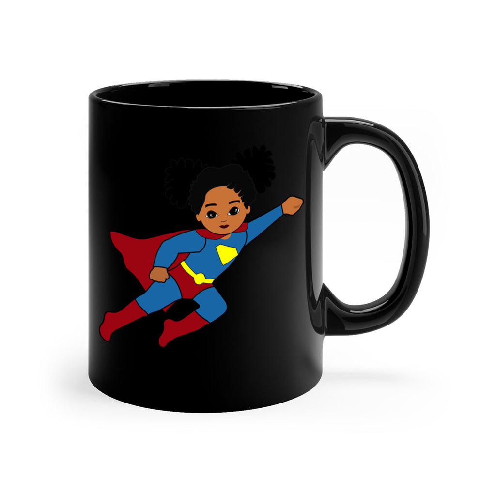 super kids girl 3#- Black women - Girls-Mug / Coffee Cup