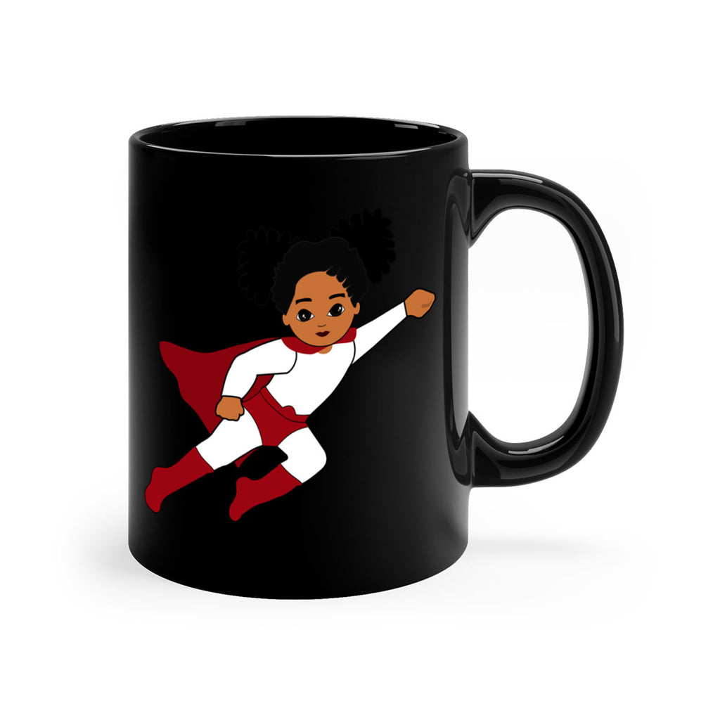 super kids girl 6#- Black women - Girls-Mug / Coffee Cup