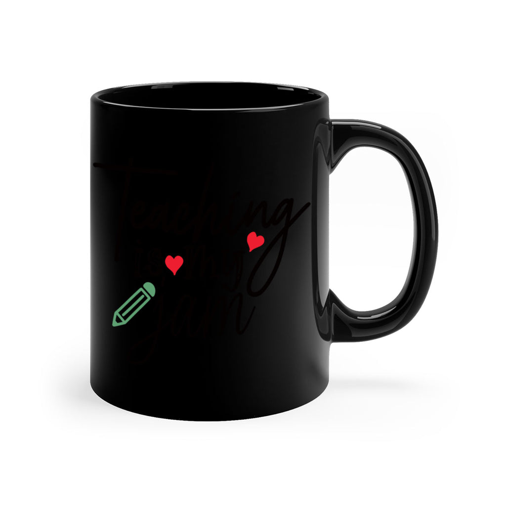 teaching is my jam Style 126#- teacher-Mug / Coffee Cup