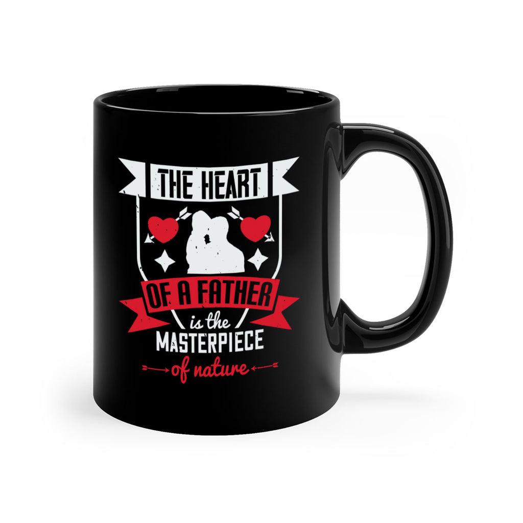 the heart of a father 159#- fathers day-Mug / Coffee Cup