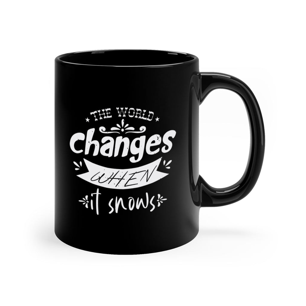 the world changes 350#- christmas-Mug / Coffee Cup