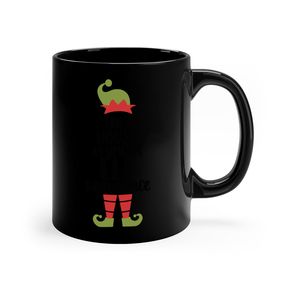 this house is under elf surveillance 38#- christmas-Mug / Coffee Cup
