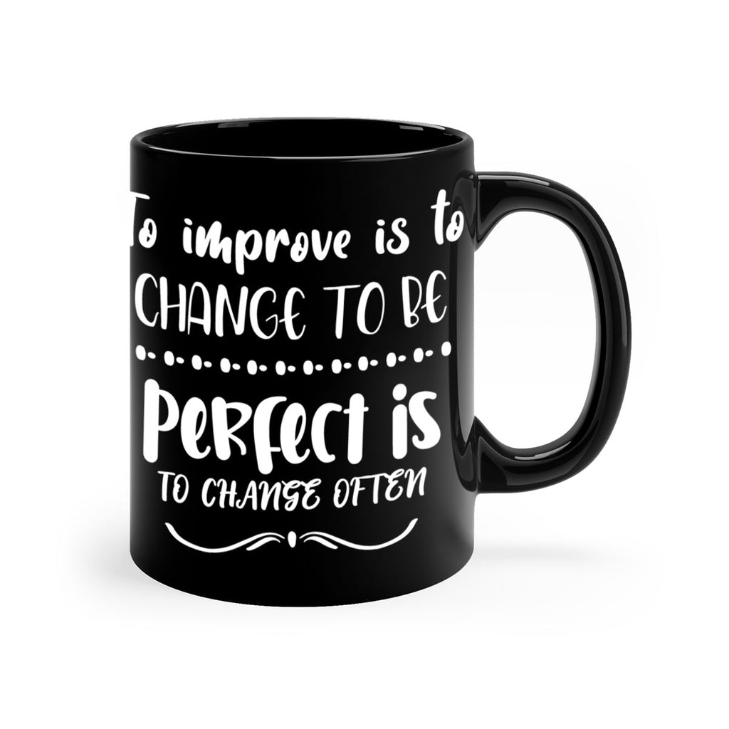 to improve is to change to be perfect is to change often style 1220#- christmas-Mug / Coffee Cup