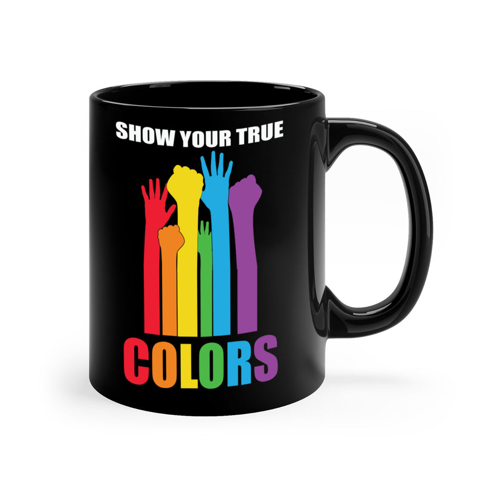 true colors rainbow pride flag lgbt 9#- lgbt-Mug / Coffee Cup