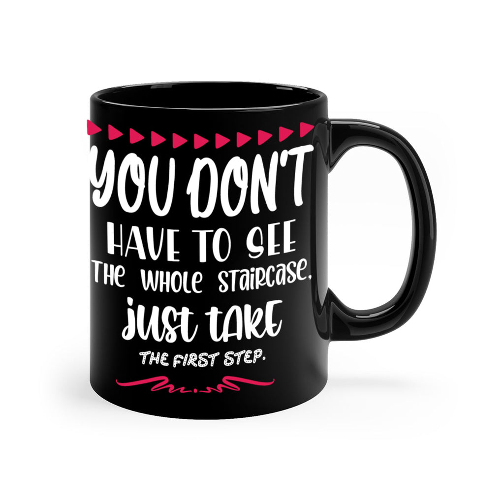 you don't have to see the whole staircase, just take the first step style 1250#- christmas-Mug / Coffee Cup