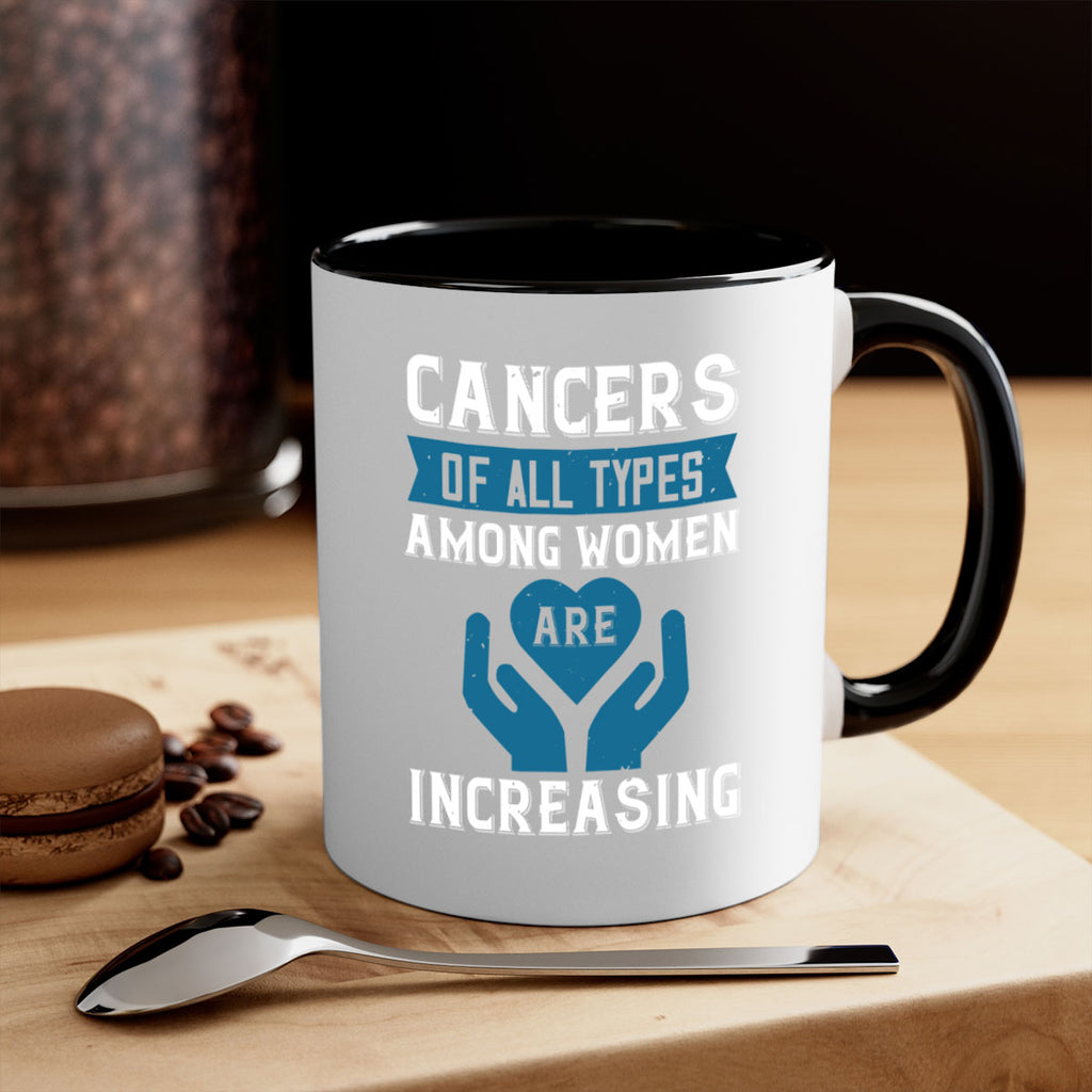 Cancers of all types among women are increasing Style 4#- World Health-Mug / Coffee Cup