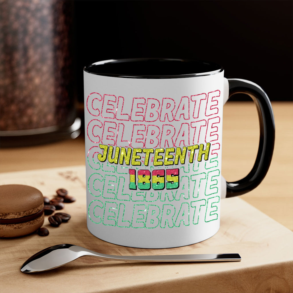 Celabrate Juneteenth Since 1865 Png 18#- juneteenth-Mug / Coffee Cup