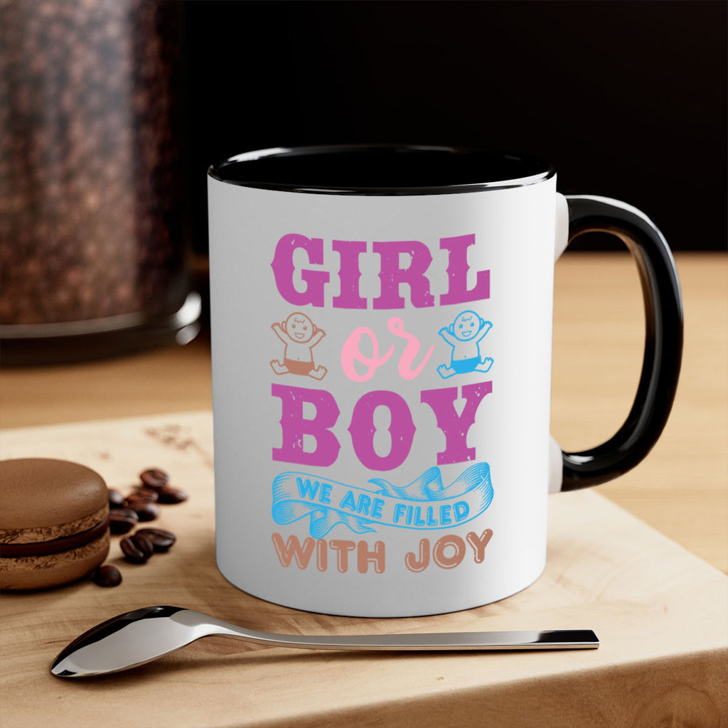 Girl or boy we are filled with joy Style 38#- baby shower-Mug / Coffee Cup