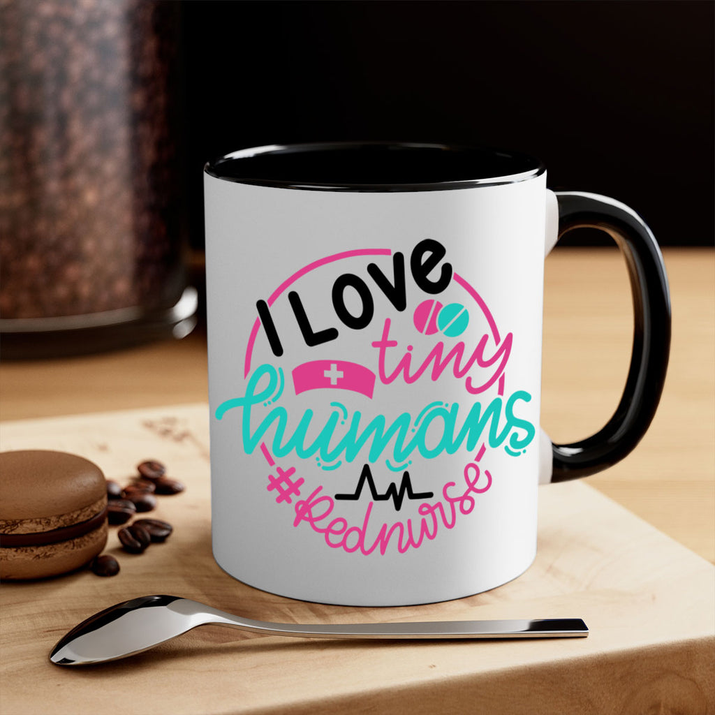 I Love Tiny Humans Red Nurse Style Style 167#- nurse-Mug / Coffee Cup