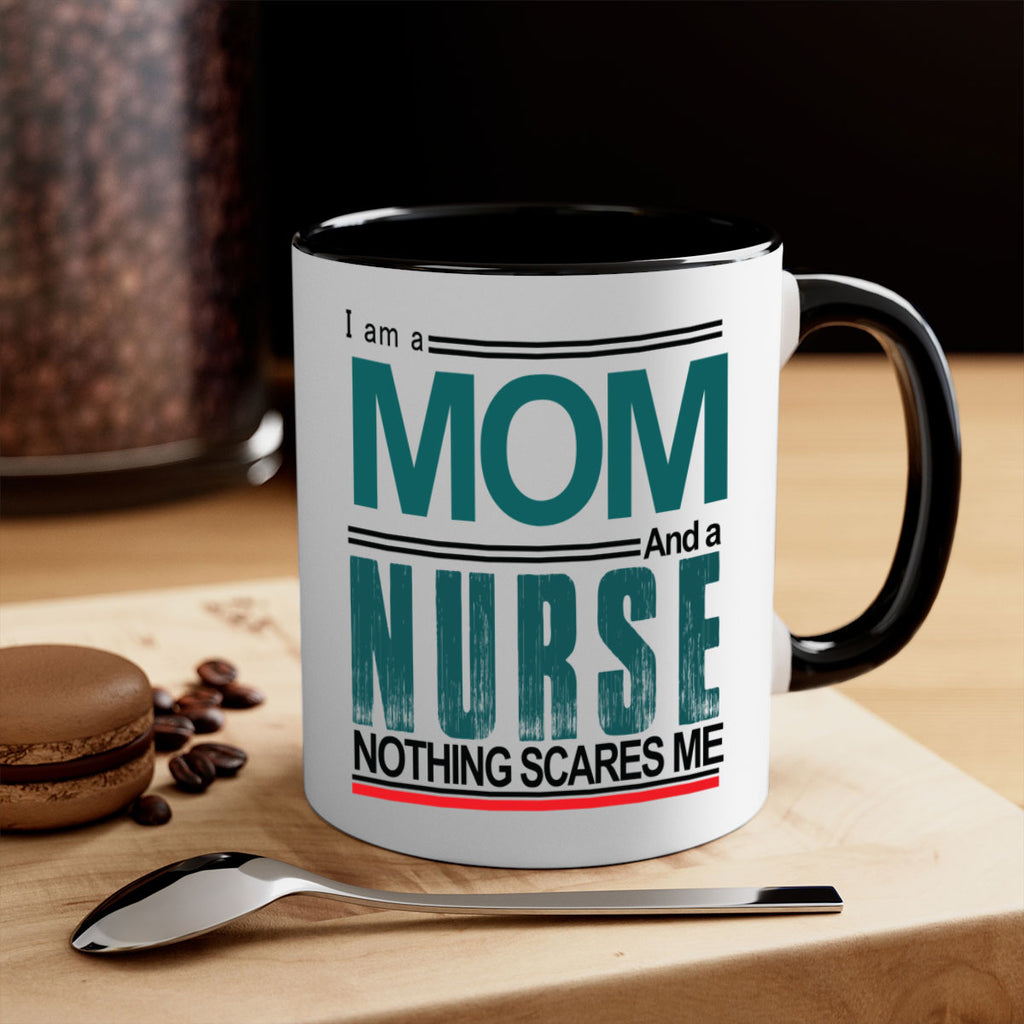 I am a mom and a nurse Style 329#- nurse-Mug / Coffee Cup