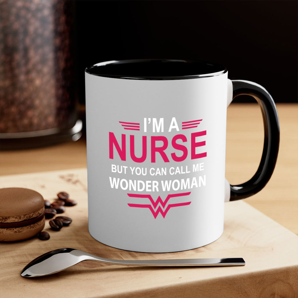 I am nurse but you can call me wonder woman Style 327#- nurse-Mug / Coffee Cup