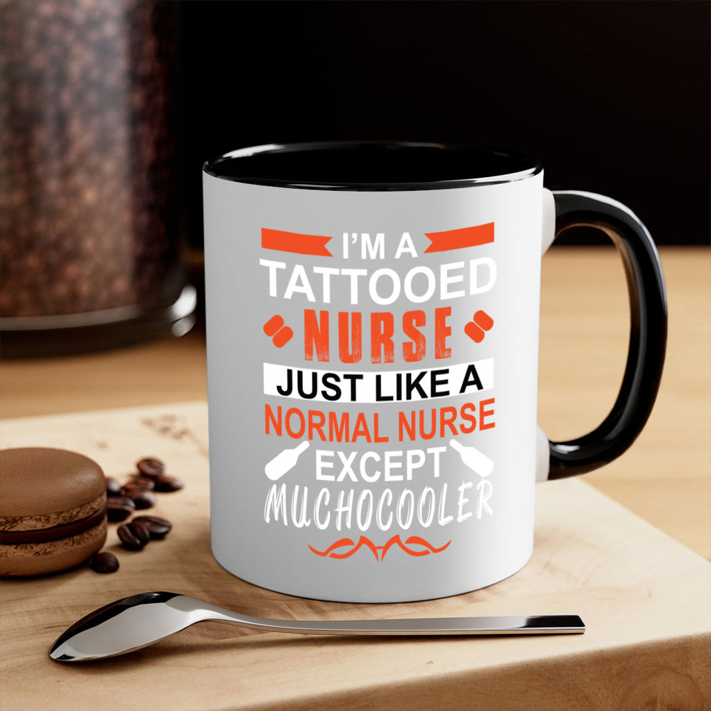 I am tattooed nurse Style 325#- nurse-Mug / Coffee Cup