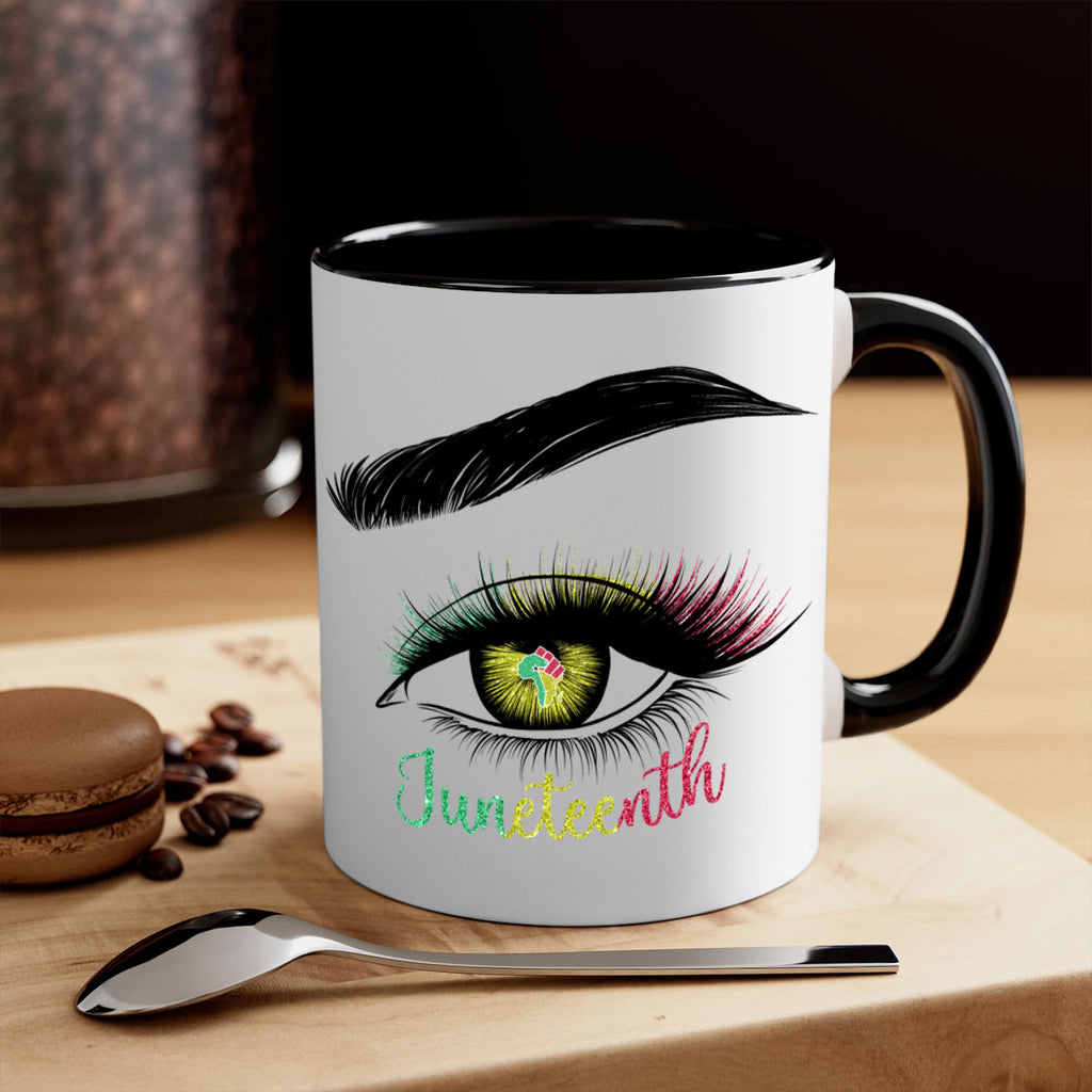 Juneteenth 1865 GirlS Eye 3#- juneteenth-Mug / Coffee Cup