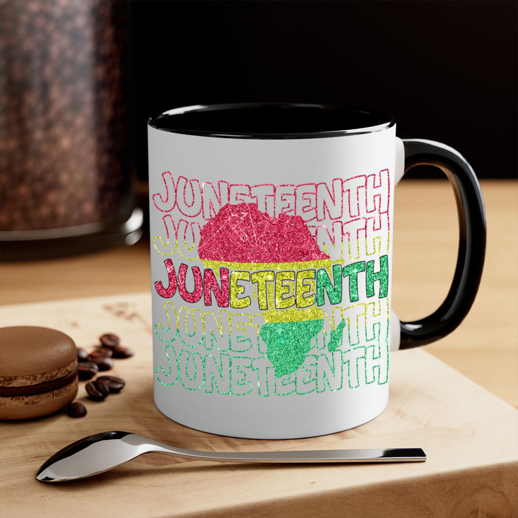 Juneteenth Fist Black History 1865 Png 13#- juneteenth-Mug / Coffee Cup