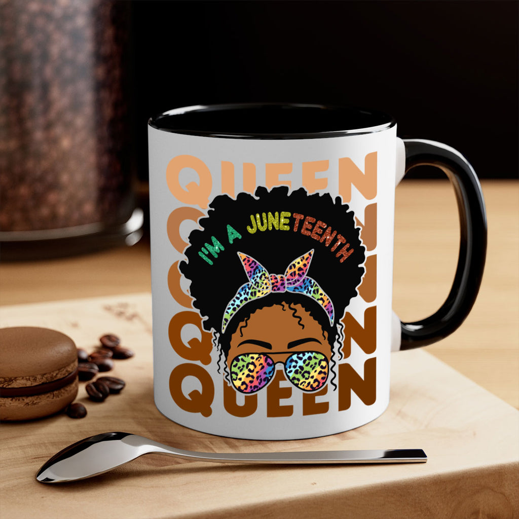 Juneteenth Queen Swag Black Melanin Png 26#- juneteenth-Mug / Coffee Cup