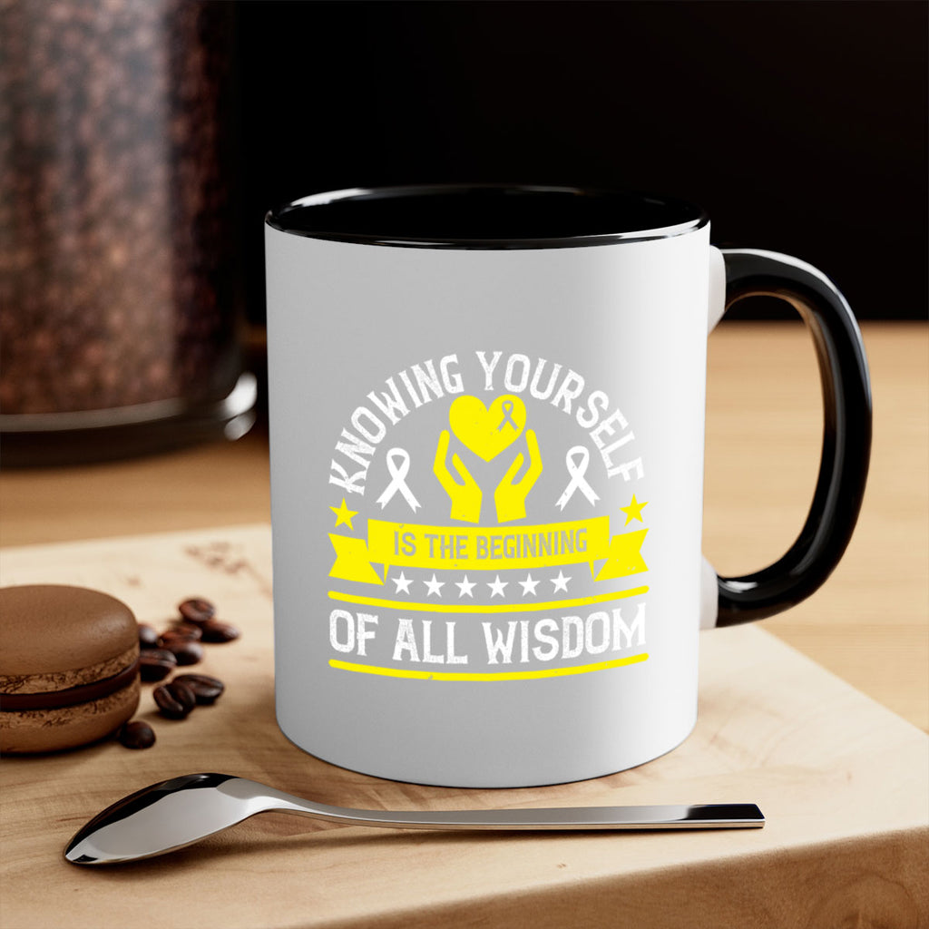 Knowing yourself is the beginning of all wisdom Style 38#- Self awareness-Mug / Coffee Cup