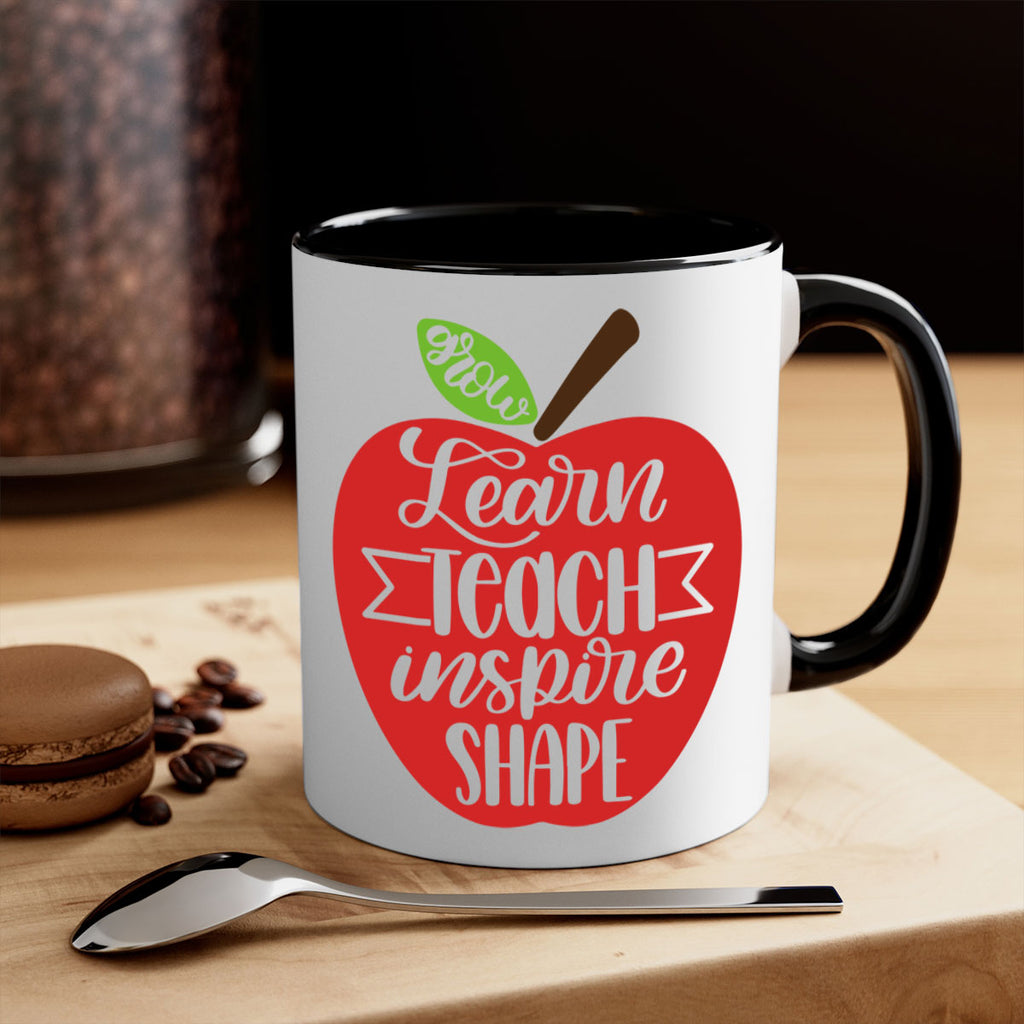Learn Teach Inspire Shape Style 68#- teacher-Mug / Coffee Cup