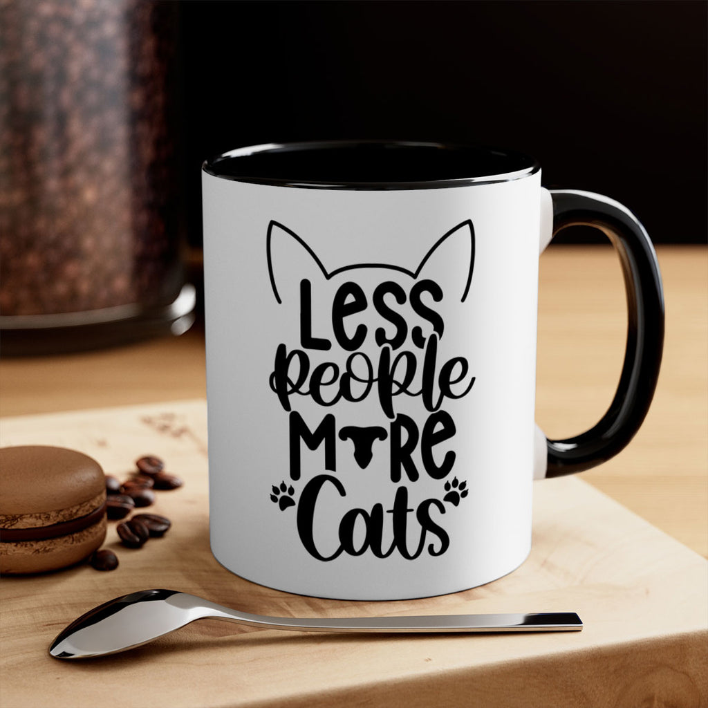 Less People More Cats Style 97#- cat-Mug / Coffee Cup