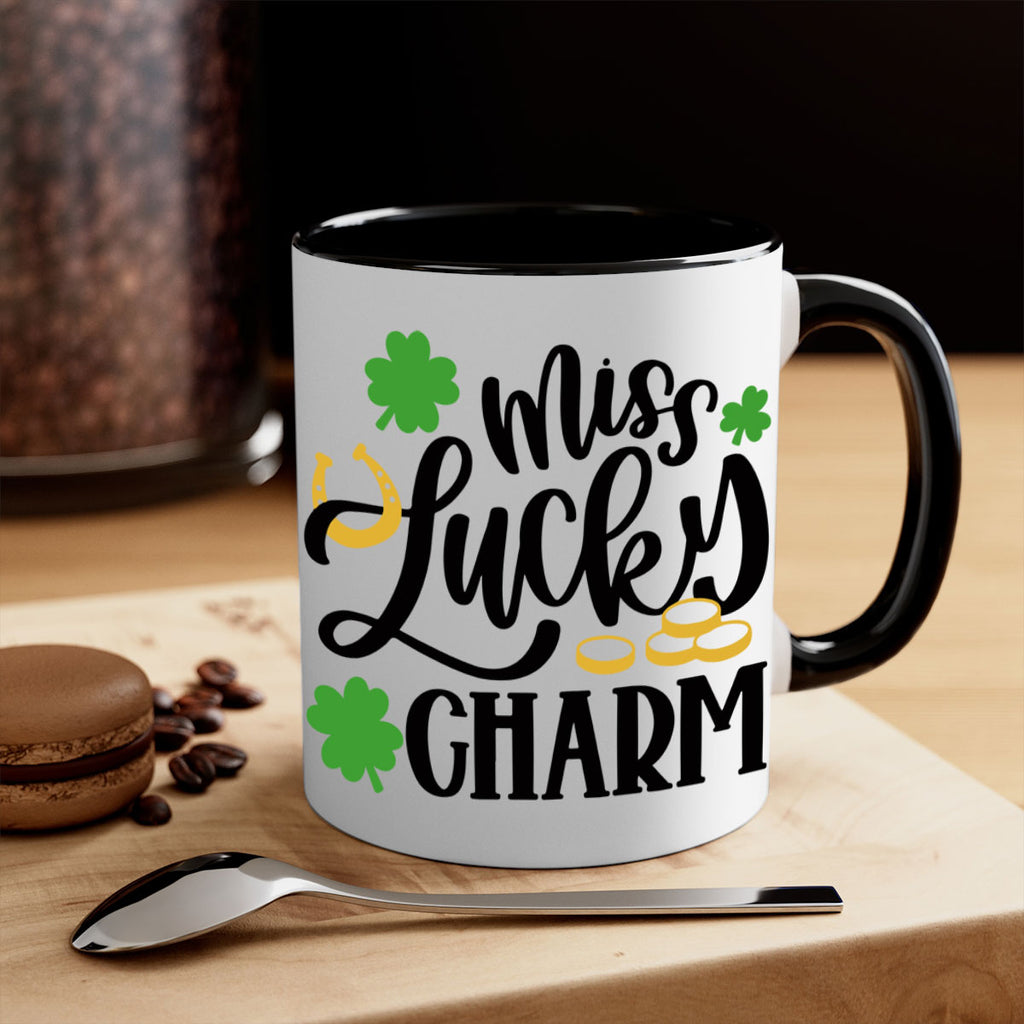 Miss Lucky Charm Style 47#- St Patricks Day-Mug / Coffee Cup