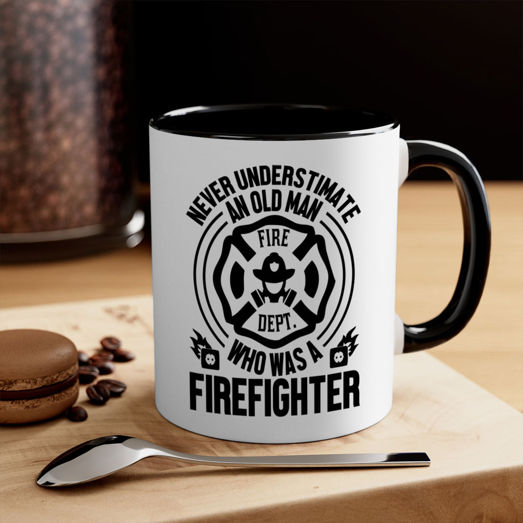 Never understimate Style 48#- fire fighter-Mug / Coffee Cup