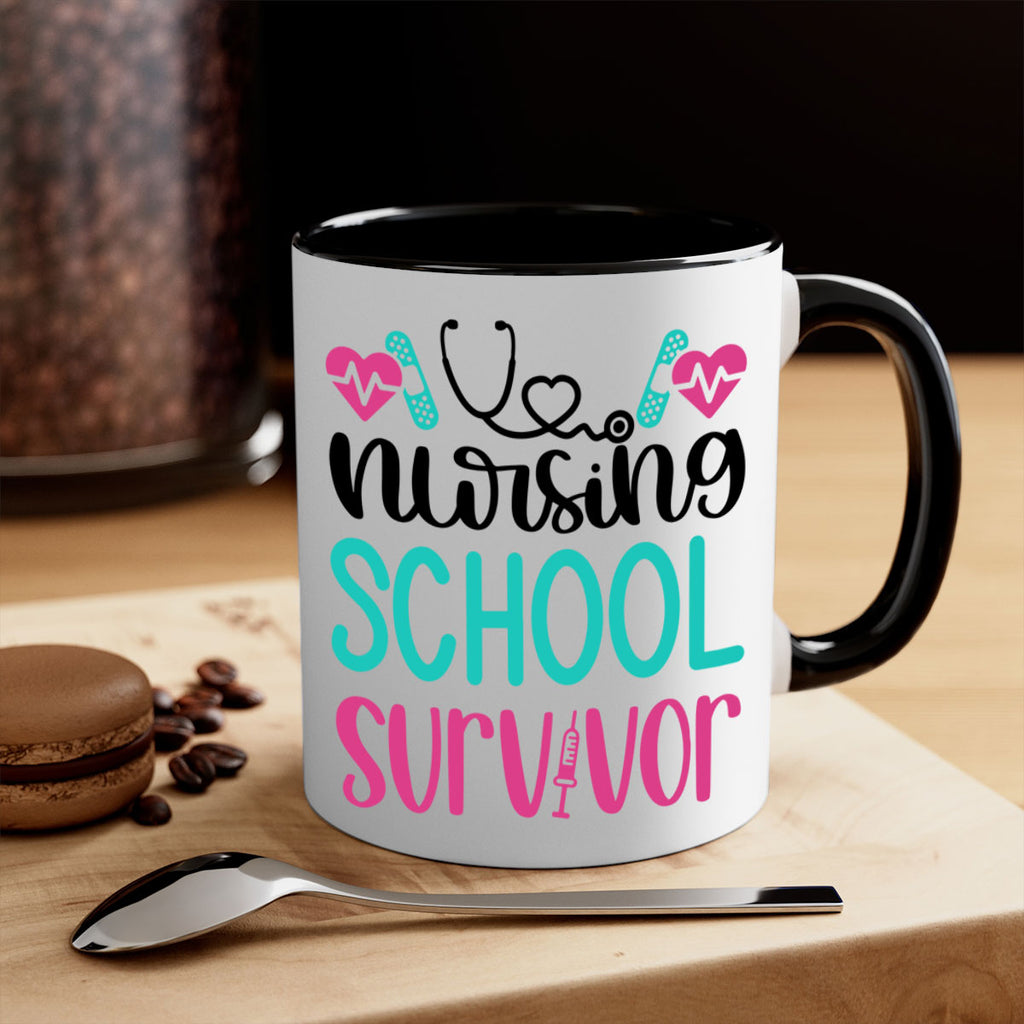 Nursing School Survivor Style Style 63#- nurse-Mug / Coffee Cup