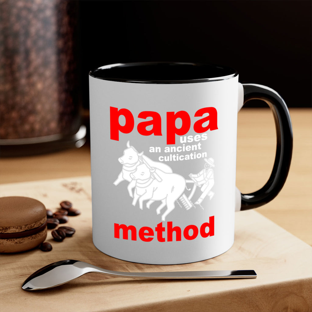 PAPA USES an ancient 113#- grandpa-Mug / Coffee Cup