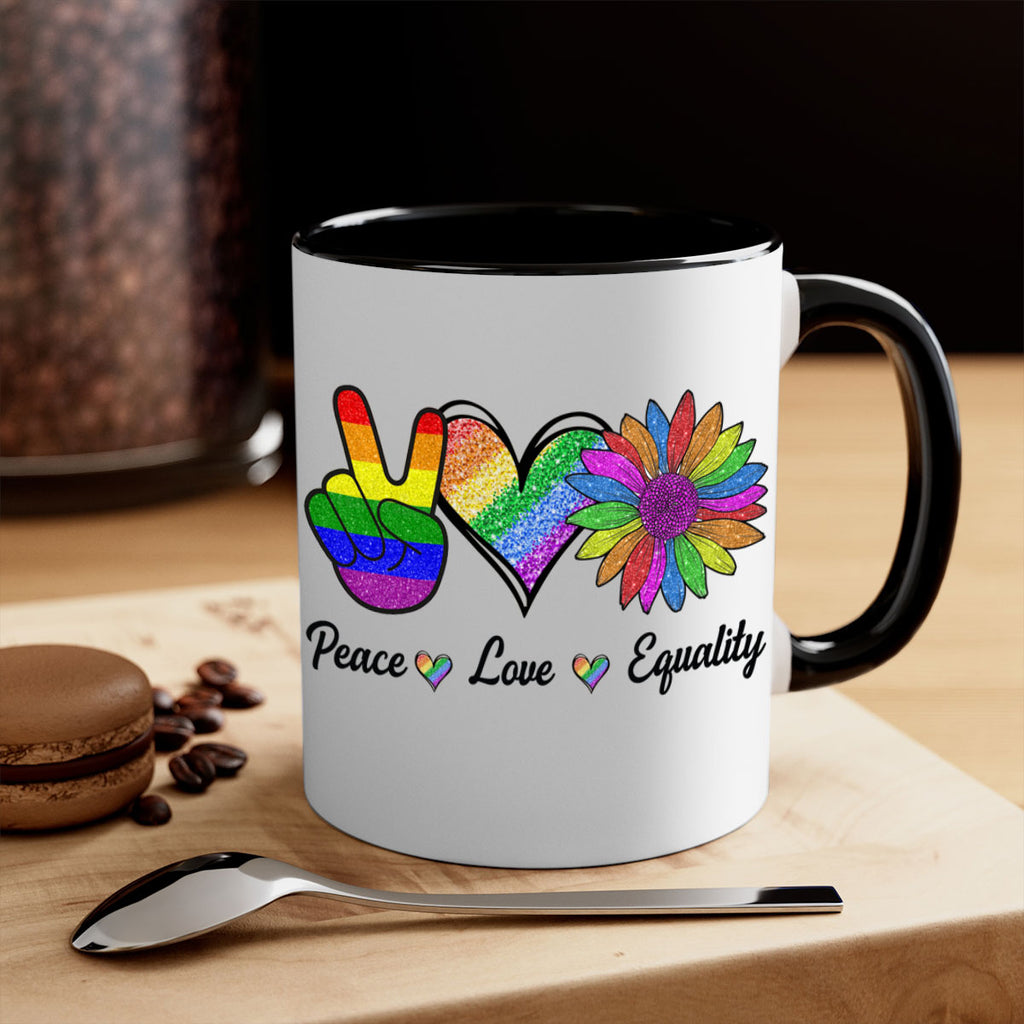 Peace Love Equality Lgbt Pride Design 40#- lgbt-Mug / Coffee Cup