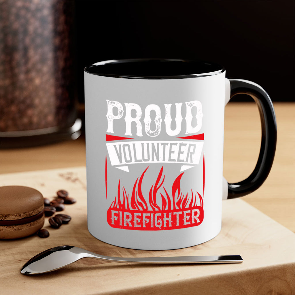 Proud Volunteer Firefighter Style 35#-Volunteer-Mug / Coffee Cup